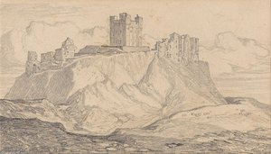 Bamborough Castle, Northumberland - — John Sell Cotman