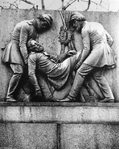 Soldiers Burying Their Dead — Hermann Wilhelm Bissen