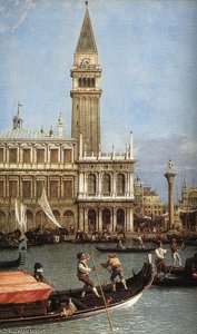 Return Of The Bucentoro To The Molo On Ascension Day — Canaletto