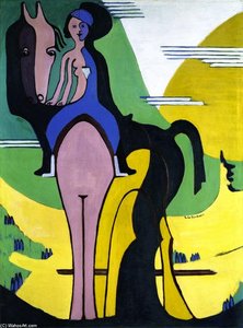 The Rider — Ernst Ludwig Kirchner
