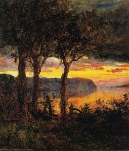 Palisades Opposite Hastings-on-hudson — Jasper Francis Cropsey