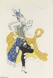 Costume Design For The Ballet 'la Peri' — Léon Bakst