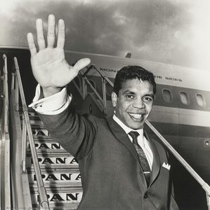 Lionel Rose At His Press Conference — Mervyn Bishop