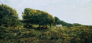 Landscape Villerville — Charles-françois Daubigny