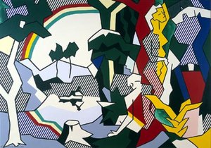 Landscape With Figures And Rainbow — Roy Lichtenstein