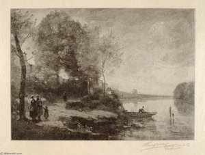 La Riviere A La Tour Lointaine — Henry Wolf