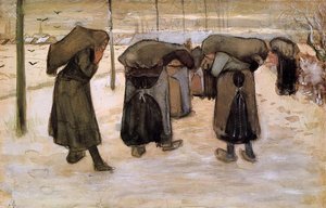 Woman Miners Carrying Coal — Vincent Willem Van Gogh