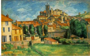 Gardanne,1885-86, Barnes Foundation — Paul Cézanne, Post-impressionist