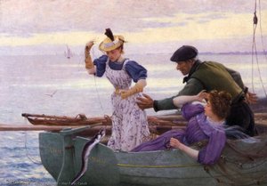 Her First Catch — Alfred Guillou