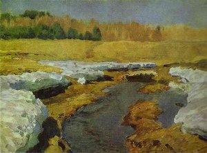 The Last Snow. Study — Isaak Ilyich Levitan