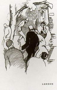 London — Thomas Hart Benton, Journalistic Illustration