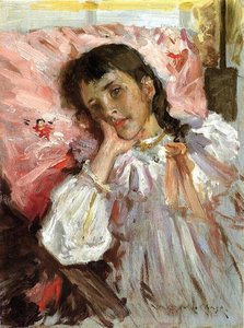 Tired (also Known As Portrait Of The Artist's Daughter) — William Merritt Chase