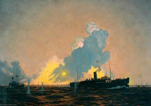 Great Western Railway Steamer 'St Helier' Evacuating Troops, Dunkirk, 1 June 1940