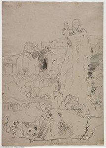 Ear Of Dionysius In The Latomia Del Paradiso, Syracuse, Sicily — Thomas Cole