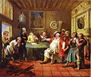 Falstaff Examining His Recruits — William Hogarth