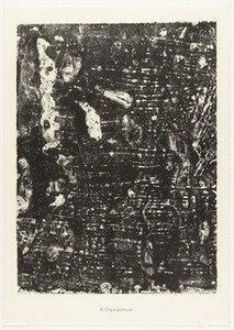 Stony Creek (crique Pierreuse) From The Portfolio Waters, Stones, Sand (eaux, Pierres, Sable) From Phenomena (les Phénomènes) — Jean Philippe Arthur Dubuffet