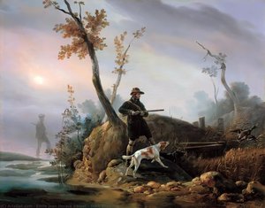 Duck Shooting — Emile Jean Horace Vernet