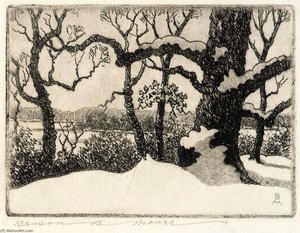 Winter, National Arboretum — Benson B Moore