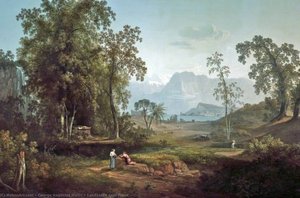 Landscape Near Rome — George Augustus Wallis