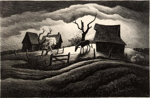 Rainy Day — Thomas Hart Benton