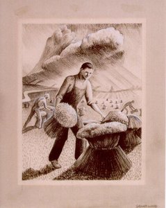 Approaching Storm — Grant Wood