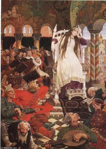 The Unsmiling Tsarevna — Victor Vasnetsov