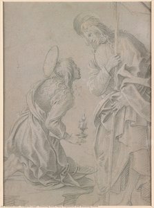 Kneeling Saint Mary Magdalene And Standing Christ — Filippino Lippi