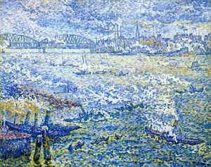 Steamboats, Rotterdam — Paul Signac
