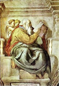The Prophet Zechariah — Michelangelo Buonarroti, High Italian Renaissance