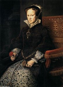 Queen Mary Tudor Of England — Anthonis Mor Van Dashorst