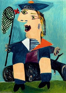 Maya En Tenue De Marin — Pablo Picasso