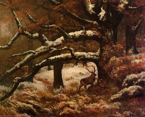 Remise De Cerfs — Gustave Courbet, Realism