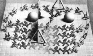 Mirror — Maurits Cornelis Escher
