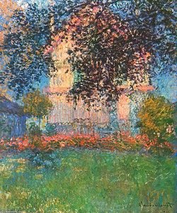 The Artist's House In Argenteuil — Claude Monet, Impressionism