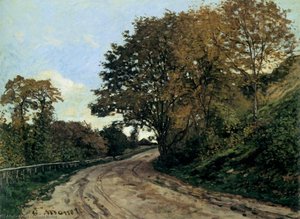 Road To The Farm At Saint Simeon — Claude Monet