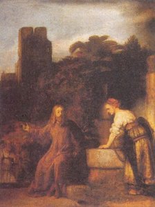 The Smaritan At The Well — Rembrandt Van Rijn