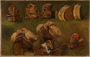 English Study Of Pack Saddles And Other Objects — Anders Monsen Askevold