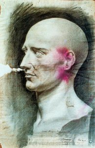 Gypsum Head In Profile — Ovidio Murguía De Castro