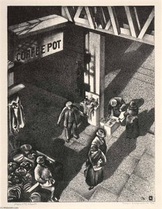 First Avenue Market (east Side Market) (second Avenue Market) — Louis Lozowick