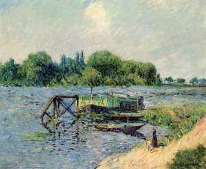 Laundry On The Seine At Herblay — Gustave Loiseau