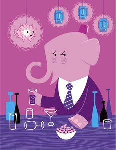 E Its For Elephant — Josh Agle (shag)
