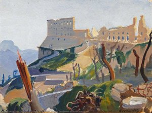 Monte Cassino One Month After The Battle — Feliks Kay Krzewinski