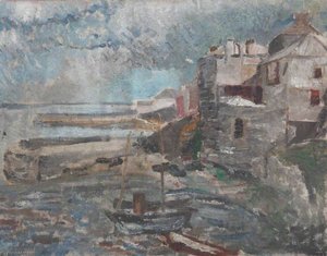 Scene Of A Harbour — Alan Francis Clutton Brock