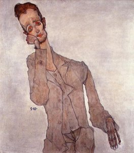 Portrait Of The Painter Karl Zakovsek — Egon Schiele