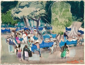 Square At Yautepec — Elizabeth Olds