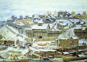 The Moscow Kremlin Under Ivan I — Apollinari Vasnetsov