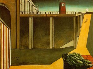 Gare Montparnasse (the Melancholy Of Departure) — Giorgio De Chirico, Metaphysical Art