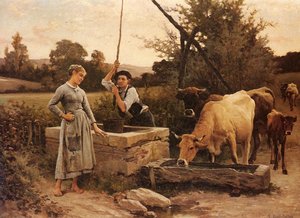 At The Well — Édouard Debat-ponsan