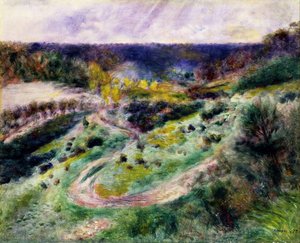 Road At Wargemont — Pierre-auguste Renoir, Impressionism