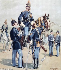Us Cavalry And Infantry — Henry Alexander Ogden